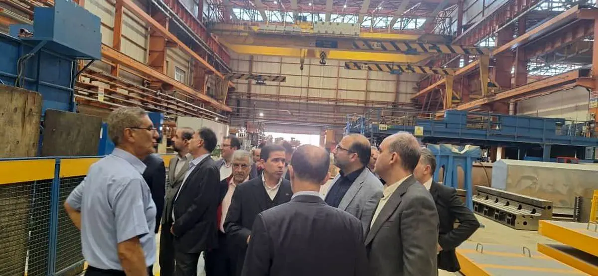 دیدار رئیس هیات مدیره و مدیرعامل شرکت فولاد خوزستان با مدیرعامل گروه مپنا