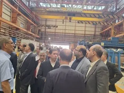 دیدار رئیس هیات مدیره و مدیرعامل شرکت فولاد خوزستان با مدیرعامل گروه مپنا