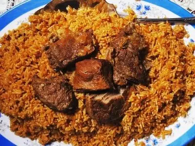 طرز تهیه پلو ترکمنی چکدرمه 
