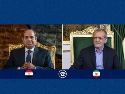 بزشكيان والسيسي يؤكدان على توحيد مواقف العالم الاسلامي ضد الكيان الصهيوني