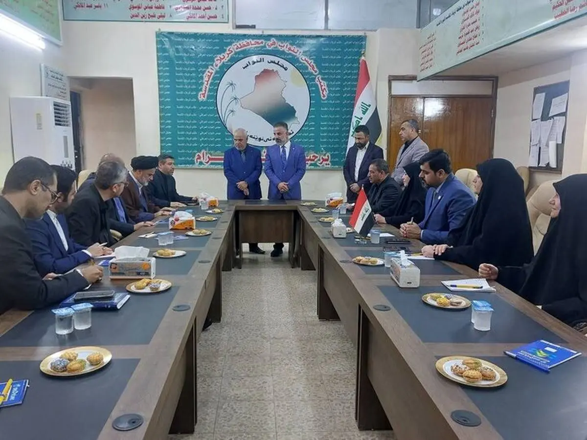 دیدار هیأت پارلمانی ایران با نمایندگان استان کربلا در پارلمان عراق