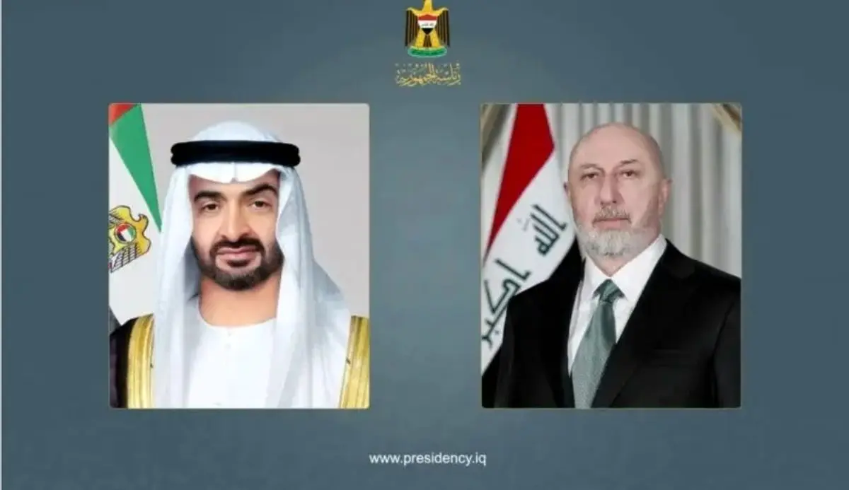 پیام سران امارات به رئیس جمهور و نخست وزیر عراق