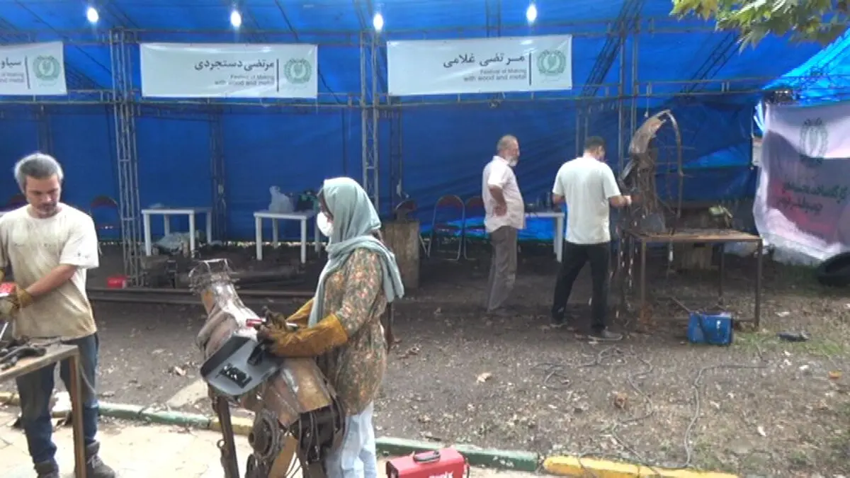 برگزاری کارگاه آموزشی مجسمه سازی در شهرستان فومن 