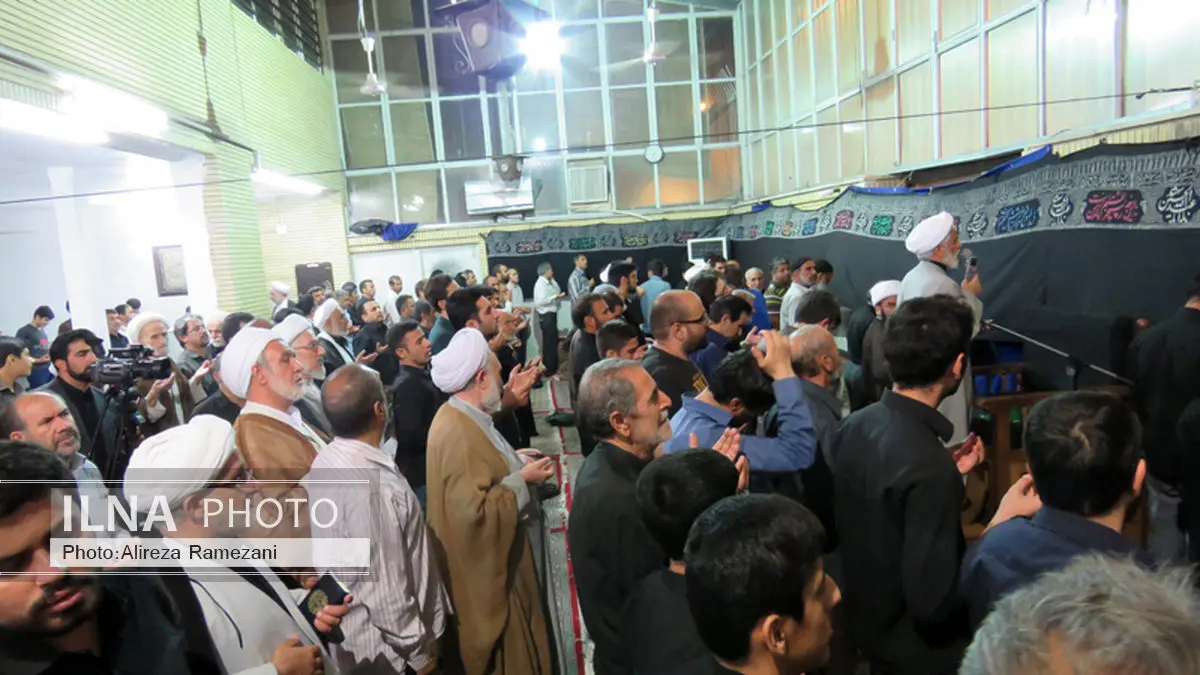 مراسم شب قدر در دفتر آیت الله صانعی در قم برگزار شد+تصاویر