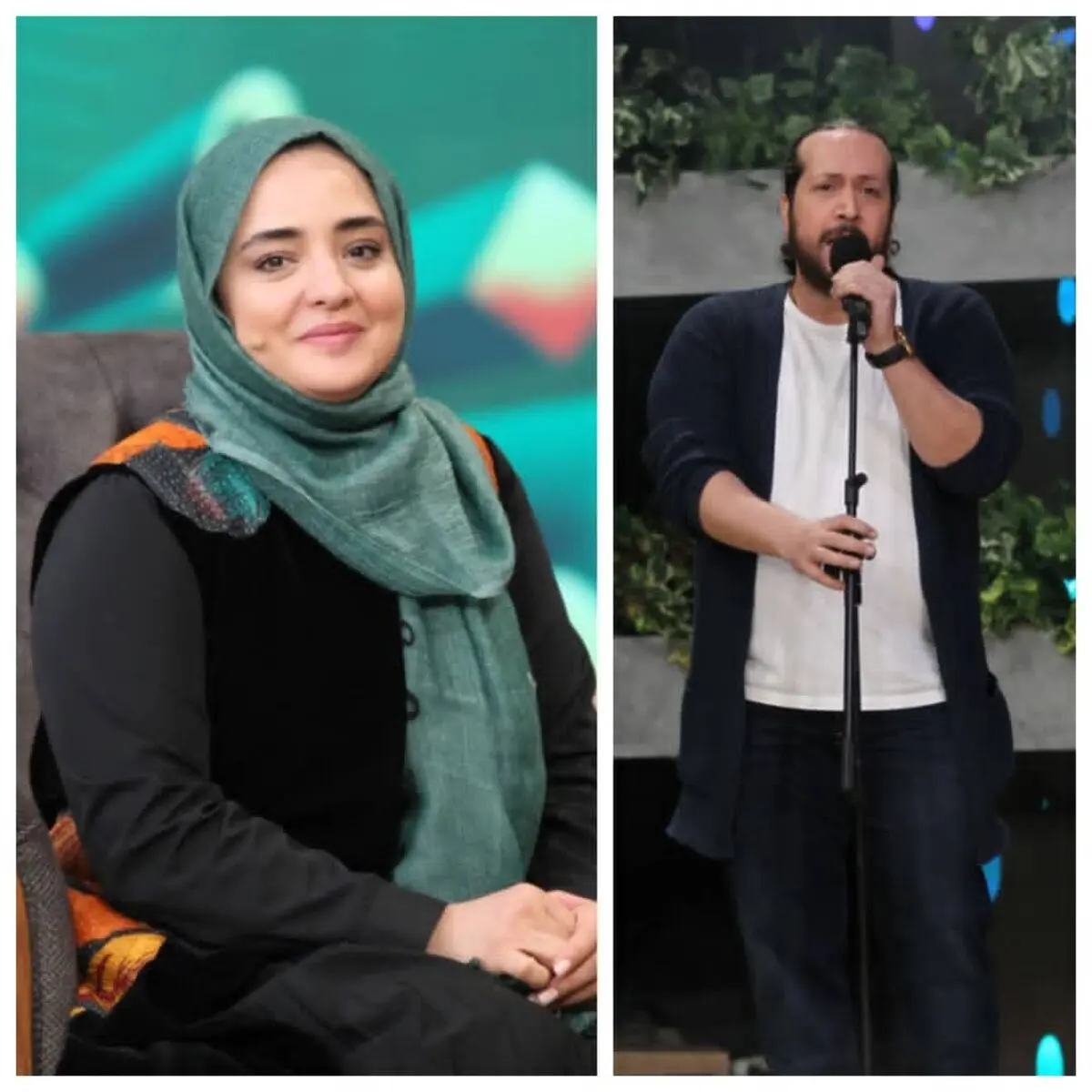 نرگس محمدی و سینا حجازی مهمانان احوالپرسی می‌شوند