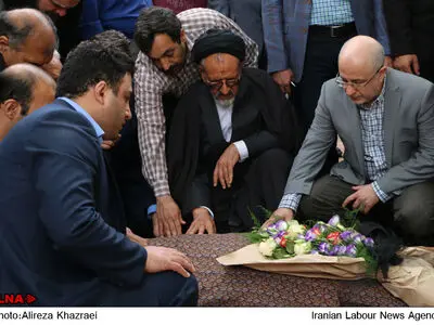 مراسم تشییع پیکر محمدعلی سپانلو