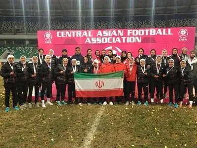 تیم بانوان ایران نایب قهرمان کافا شدند