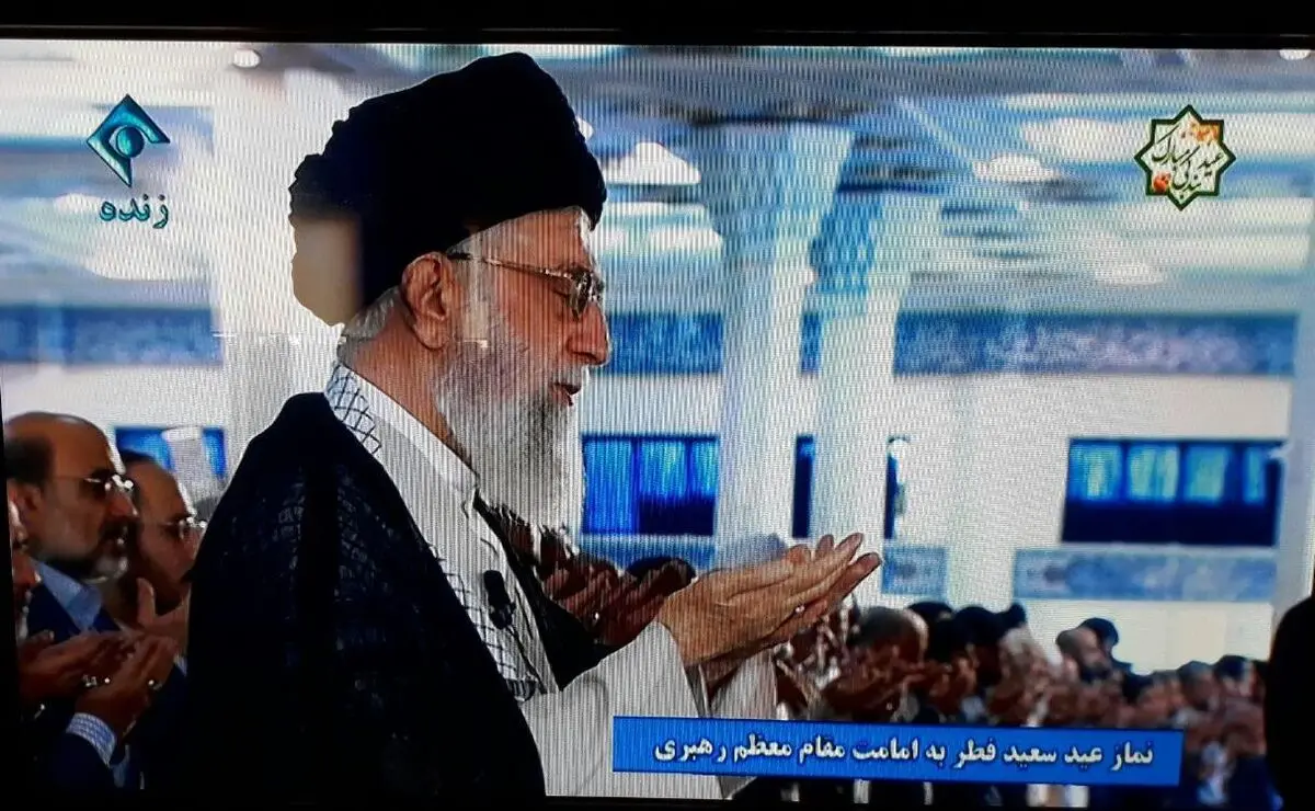 اقامه نماز عید سعید فطر به امامت رهبر انقلاب
