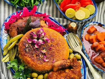طرز تهیه ته‌چین باقالی‌پلو