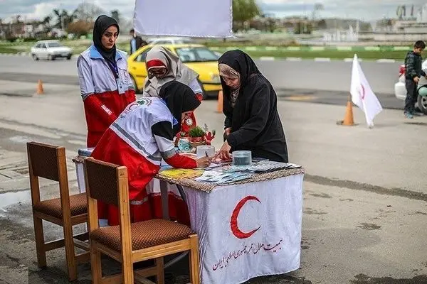 بهره‌مندی بیش از ۵۵ هزار نفر از خدمات بشردوستانه هلال‌احمر در طرح نوروزی