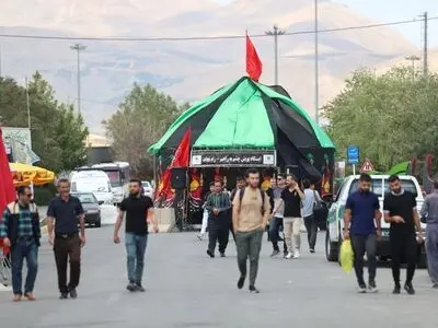 تمرچین خوش آب و هوا ترین معبر عاشقان اباعبدلله