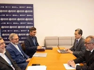 ملاقات وزیر بهداشت و هیأت همراه با دبیر کل سازمان جهانی بهداشت

