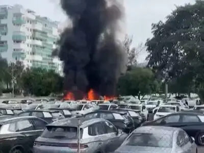 برخورد ۲ بالگرد در آسمان برزیل+ فیلم