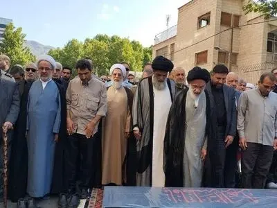 مراسم تشییع پیکر همسر شهید صیاد شیرازی برگزار شد