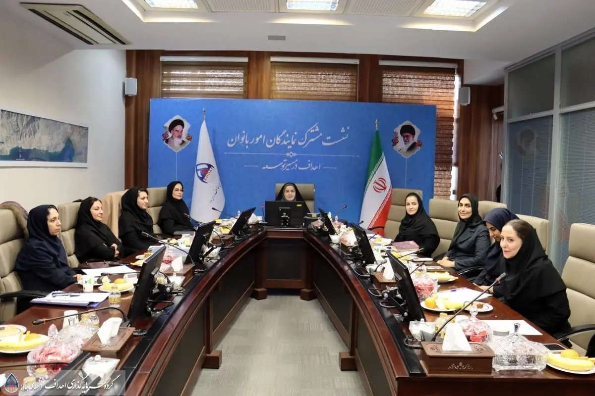 اولین نشست مشترک نمایندگان امور بانوان گروه سرمایه‌گذاری اهداف برگزار شد