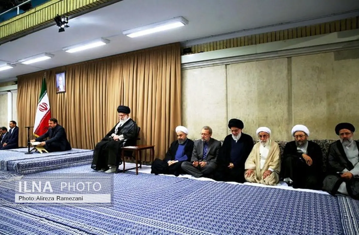 مسئولان و کارگزاران نظام با رهبر انقلاب دیدار کردند