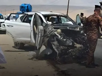 حمله پهپادی به یک خودرو در سنجار
