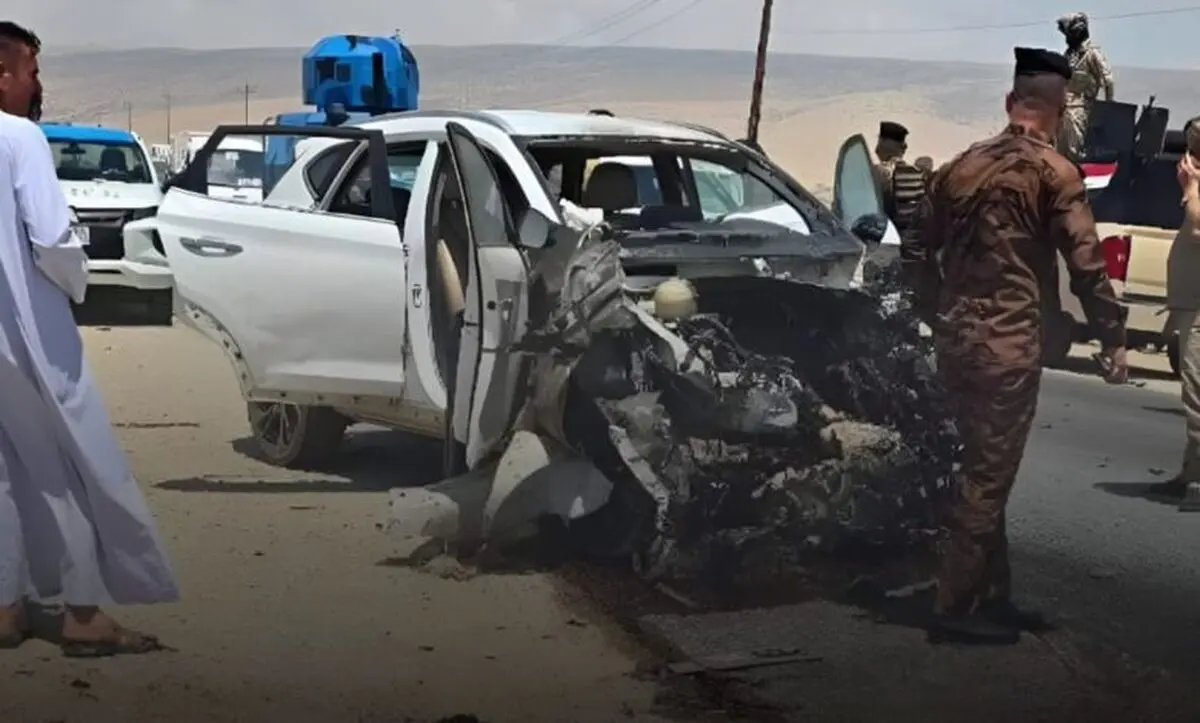 حمله پهپادی به یک خودرو در سنجار

