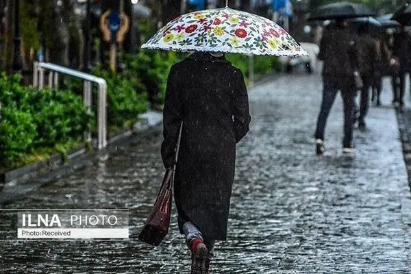 رگبار باران و رعد و برق در ۵ استان کشور