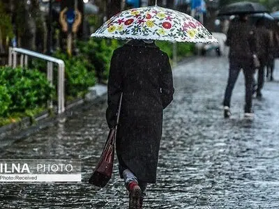 تداوم بارش باران در سواحل دریای خزر و دامنه های جنوبی البرز در روزهای آتی