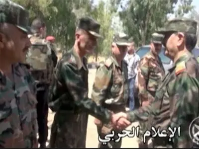 بازدید میدانی وزیر دفاع سوریه از حلب