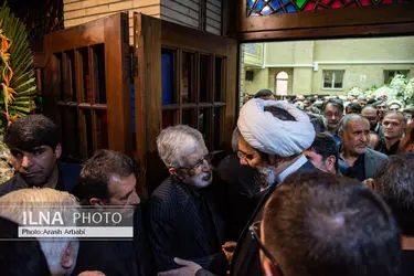 مراسم ترحیم مادر غلامعلی حداد عادل