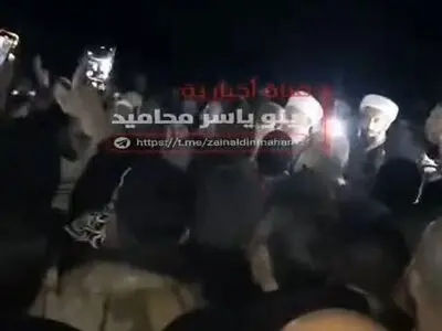 شورش مردم علیه باند تروریست کراواتی الجولانی در روستای علوی‌نشین البهلولیة حومه لاذقیه + فیلم