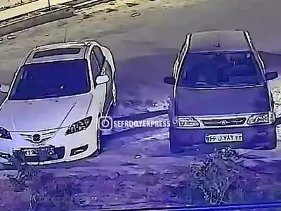 سرقت مزدا ۳ در محدوده درب غربی استادیوم آزادی به راحتی در عرض کمتر از یک دقیقه + فیلم