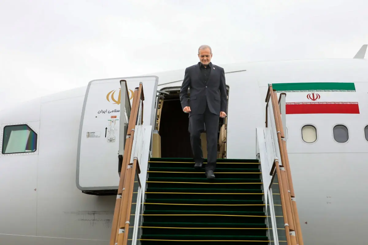 پزشکیان وارد شهرکرد شد