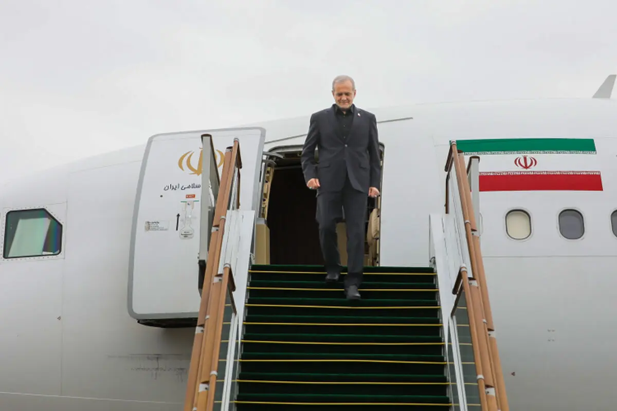پزشکیان وارد شهرکرد شد
