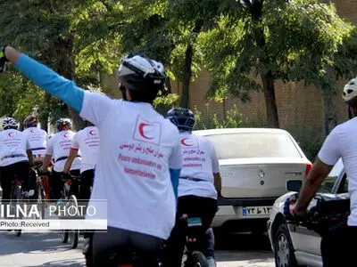 رقابت‌های دوچرخه سواری قزوین برگزار شد