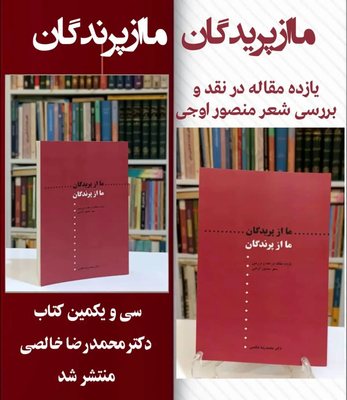 سیویکمین اثر محمدرضا خالصی در حوزه نقد ادبی معاصر منتشر شد