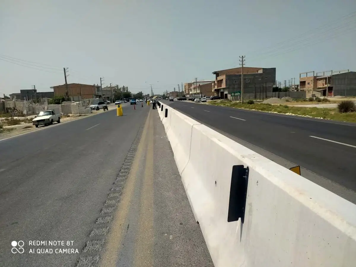 نصب بیش از ۱۳ کیلومتر بلوک مفصلی در محورهای گلستان