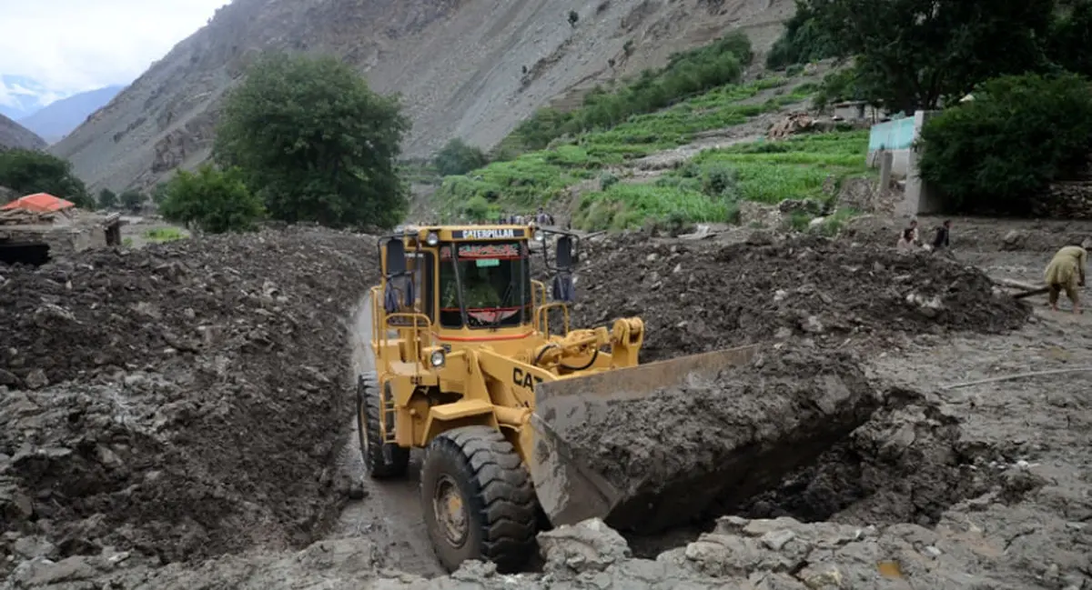 ۳۵۱ کشته به دنبال سیل و رانش زمین در پاکستان