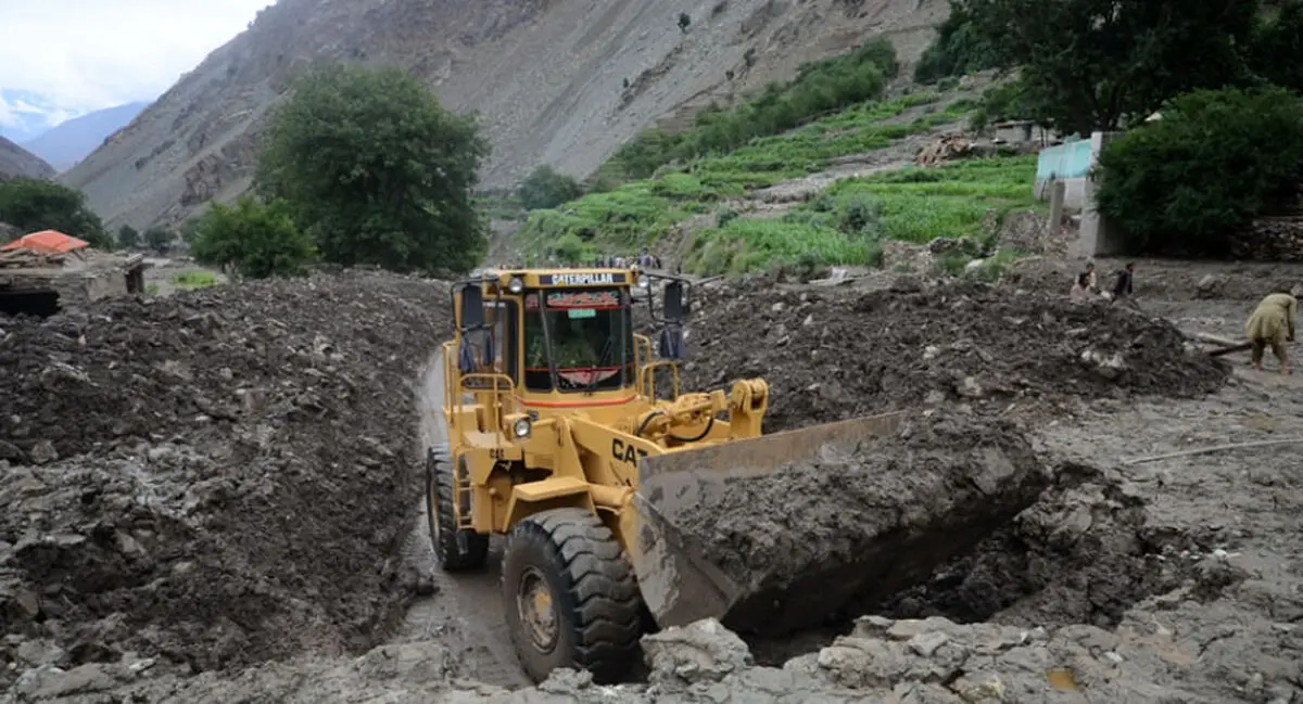 ۳۵۱ کشته به دنبال سیل و رانش زمین در پاکستان