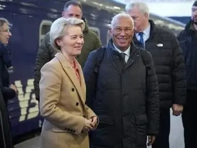 Foreign leaders visit Ukraine on war anniversary