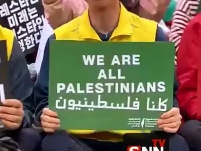 حضور کوان یونگ‌گوک، نامزد پیشین ریاست‌ جمهوری کره جنوبی در تظاهرات حمایت از فلسطین در سئول + فیلم