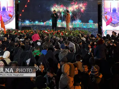 شب نیمه شعبان مسجد مقدس جمکران قم