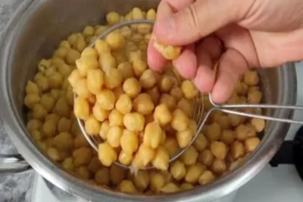 بهترین روش خیساندن نخود و پخت آن در ۸ دقیقه ! + فیلم