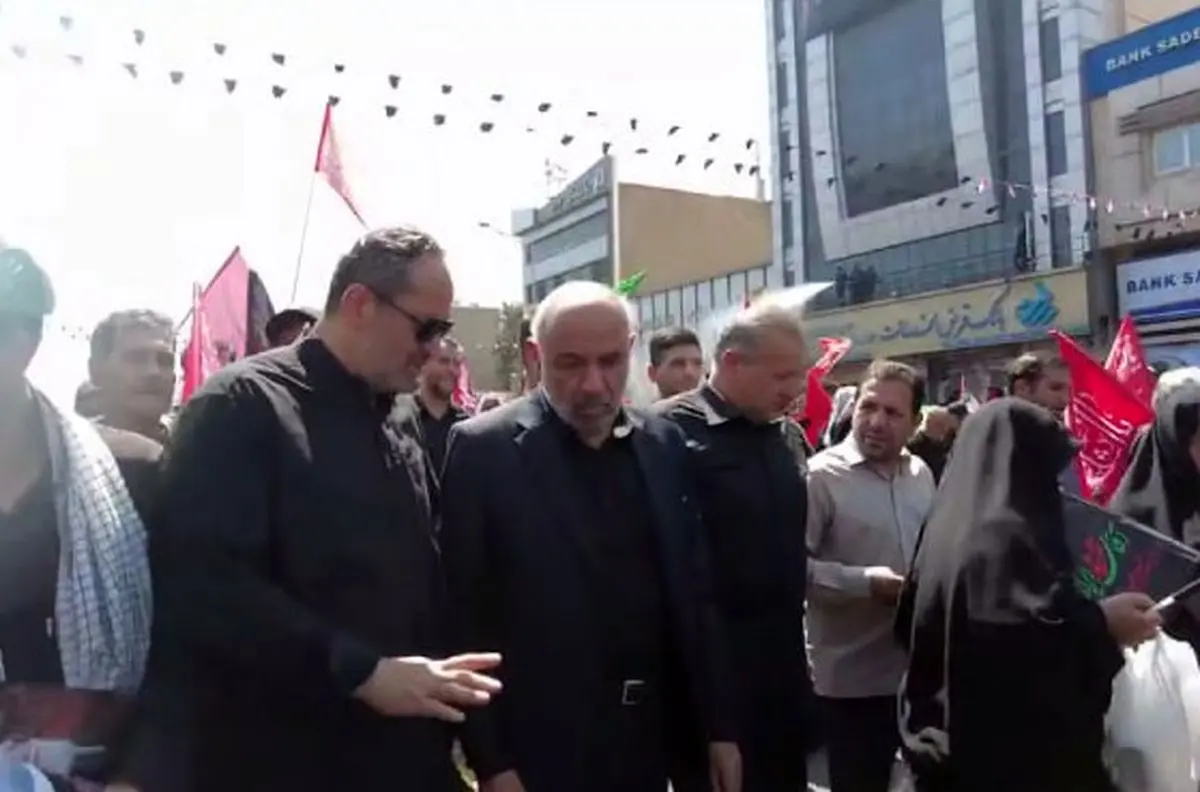میدری در مراسم تشییع رهبر شهید انقلاب حضور یافت