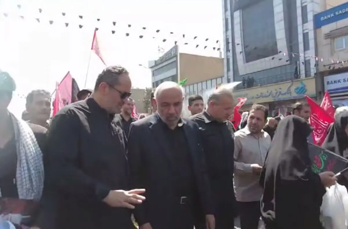 میدری در مراسم تشییع رهبر شهید انقلاب حضور یافت