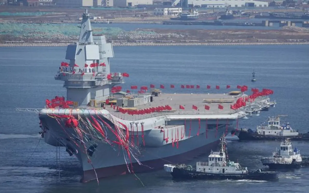 China launches first domestically-built aircraft carrier
