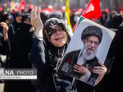  دومین روز مراسم وداع با رهبر شهید انقلاب در مصلای تهران/ 12
