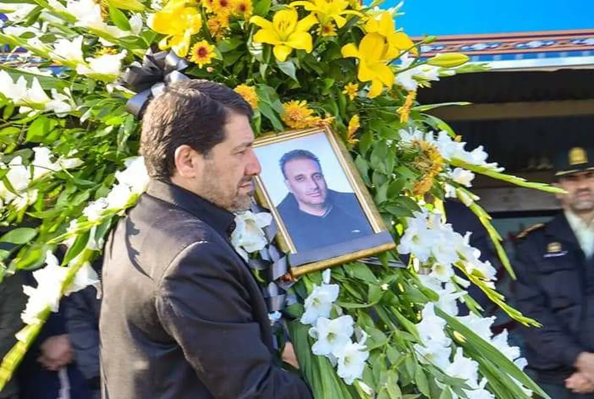 تشییع پیکر کارمند رتبه 15 انتظامی کرمانشاه