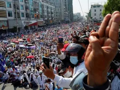 ادامه اعتراضات در میانمار