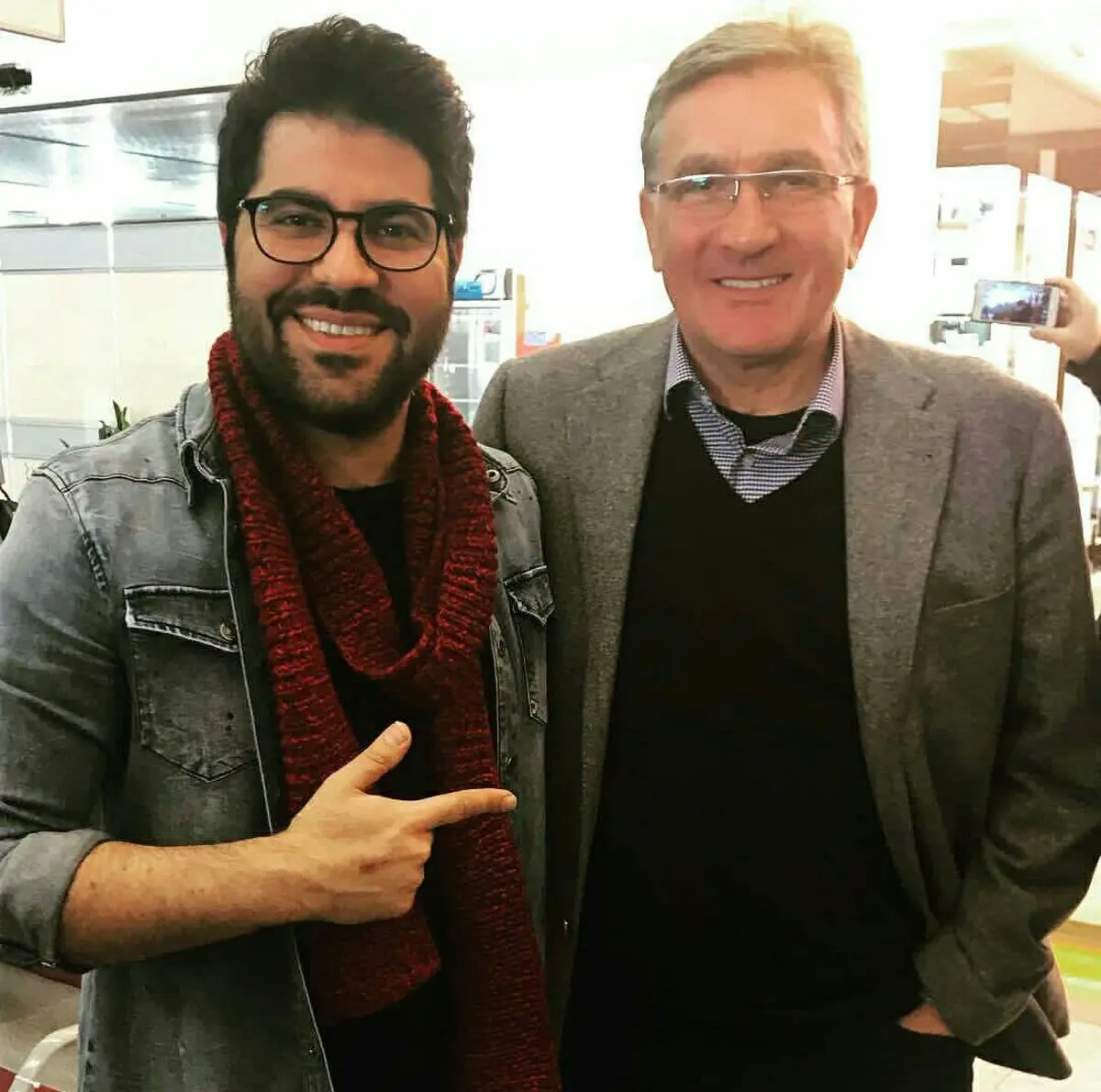 حامد‌همایون تماشاگر بازی فینال لیگ قهرمانان آسیا (عکس)