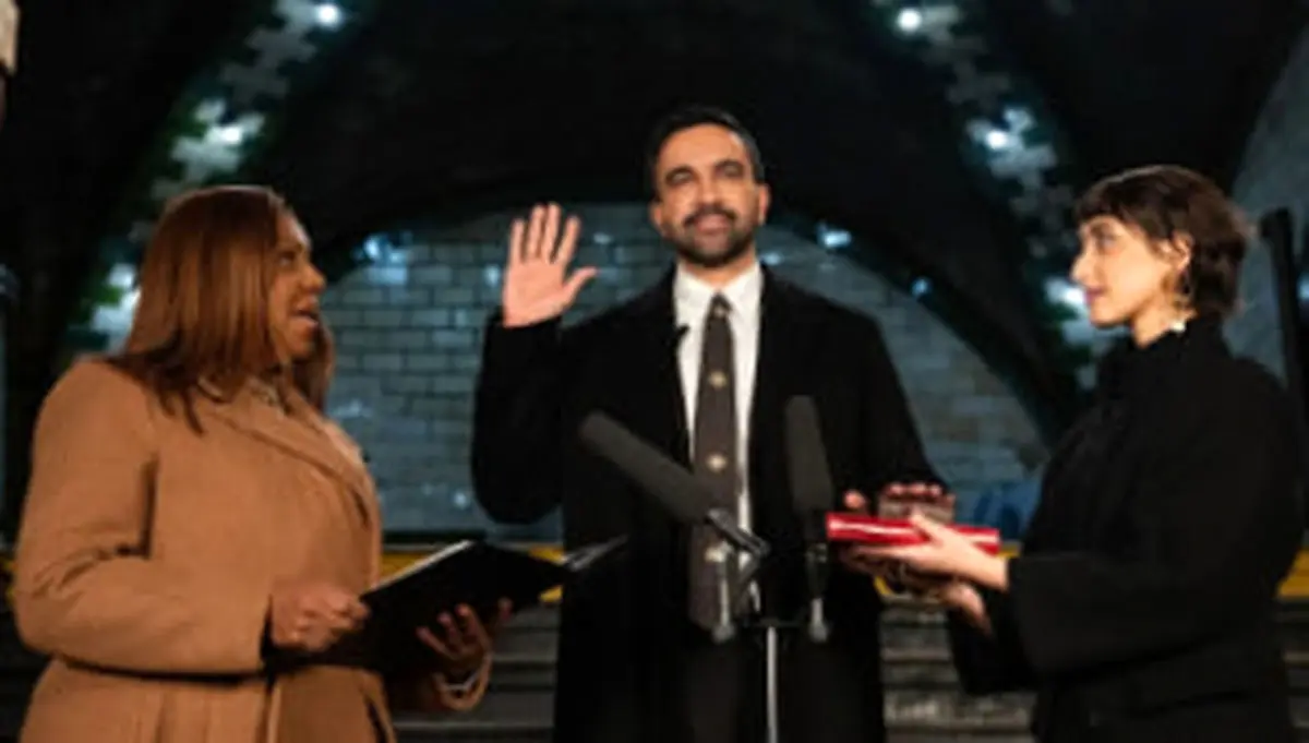 ممدانی سوگند یاد کرد