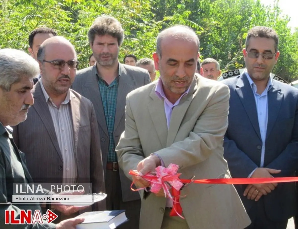 بهره‌برداری از پروژه لاینینگ در بخش مرکزی شهرستان رضوان‌شهر