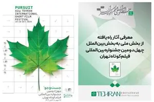 معرفی آثار راه یافته از بخش ملی به بخش بین‌الملل جشنواره فیلم کوتاه تهران