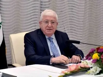 فؤاد معصوم وارد کرکوک شد